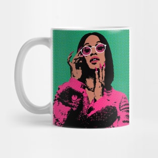 Cardi B pop art Mug